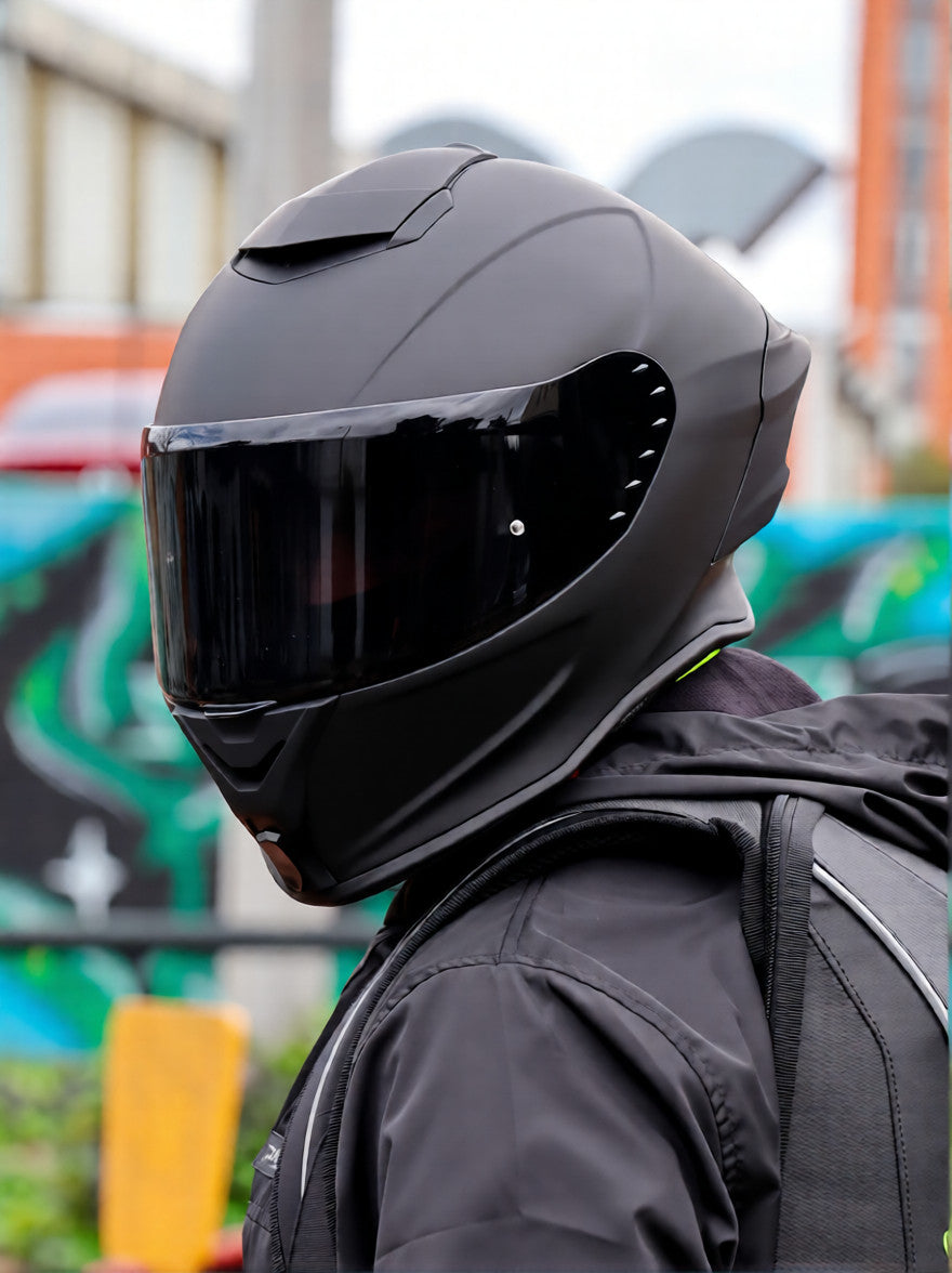 CASCO FULL BLACK SMK