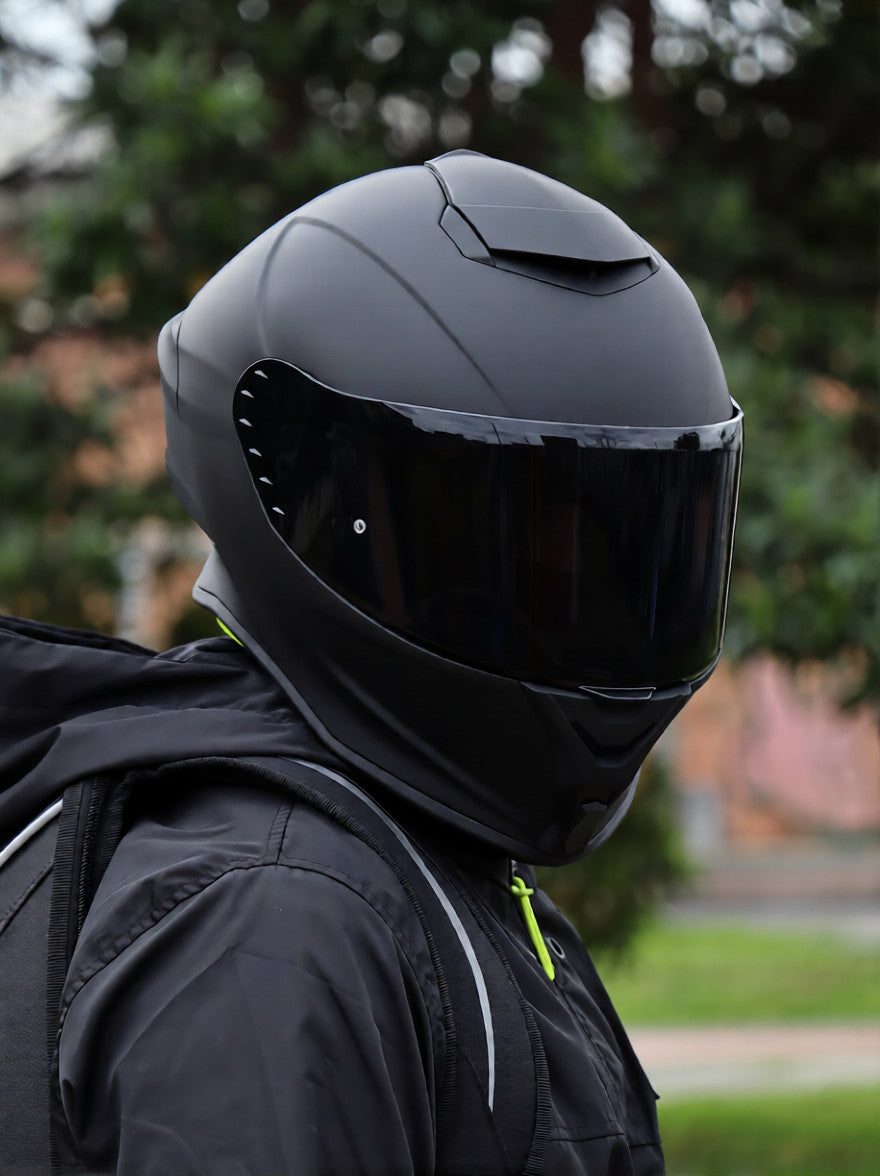 CASCO FULL BLACK SMK